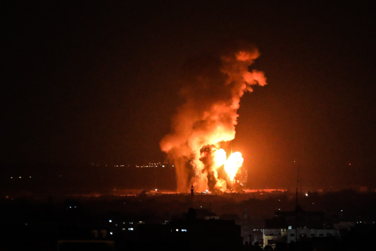 Breaking| Series of Israeli strikes shake Gaza