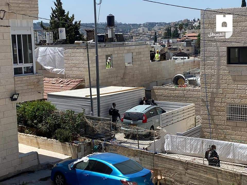 Pictures| Israeli forces demolish under-construction Palestinian house in Jerusalem