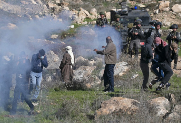 Breaking| Israeli forces injure at least 8 Palestinians in Beit Dajan in Nablus
