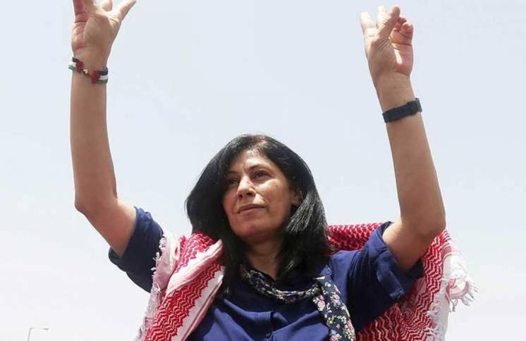 After serving two years in jails, Israel releases Palestinian prisoner Khalida Jarrar