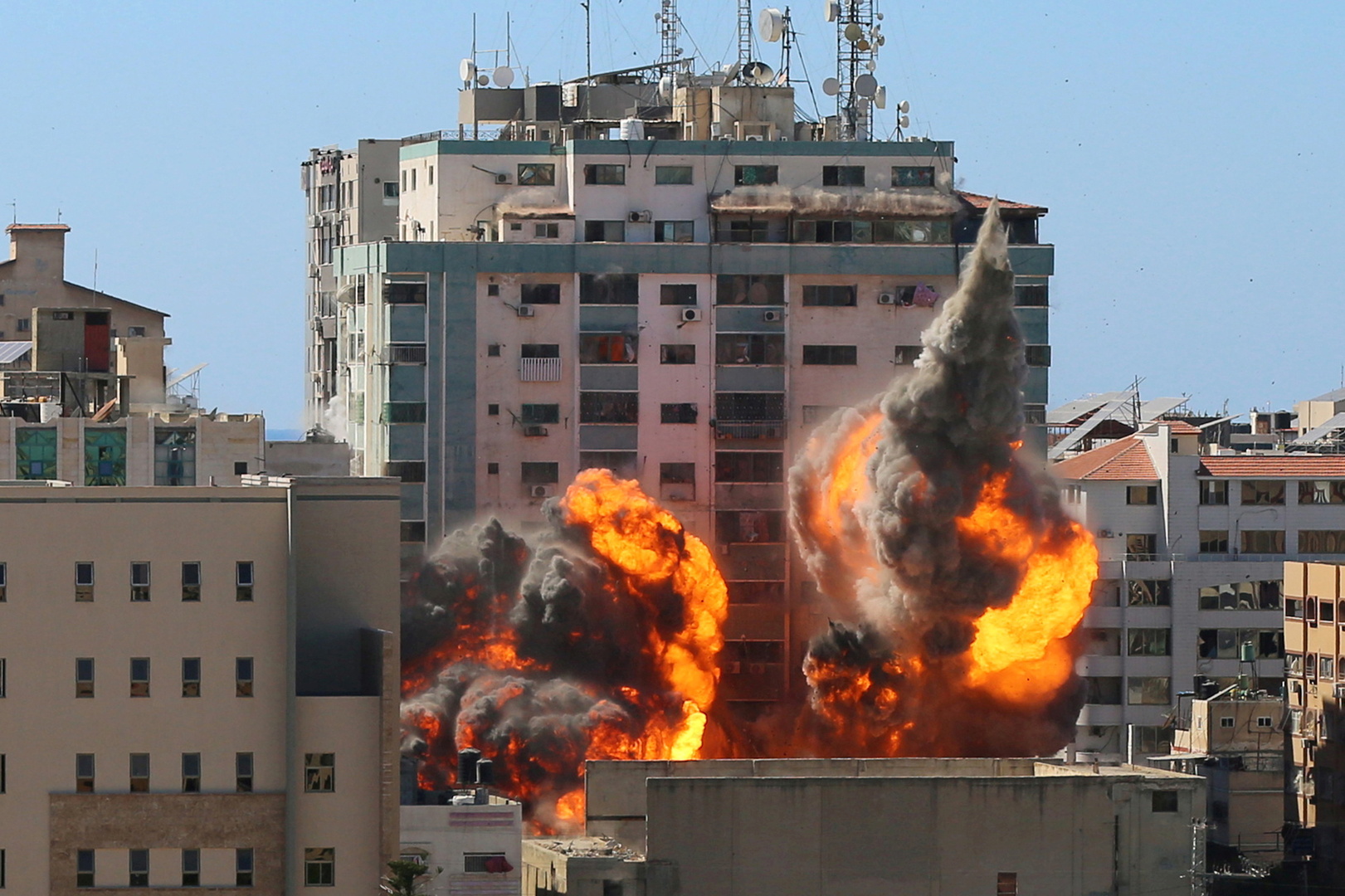 Israel's bombing of media building in Gaza last May was 'own goal', says ex-army general