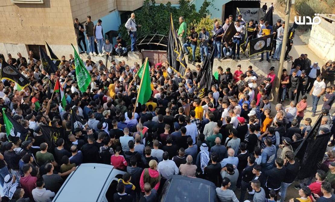 Pictures & Video| Angry crowd takes part in funeral of Palestinian youth shot dead by Israeli forces