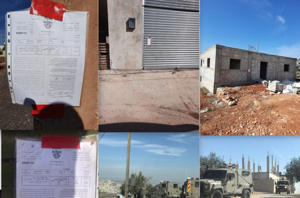 'Israel' orders to halt construction of 22 Palestinian houses in Nablus