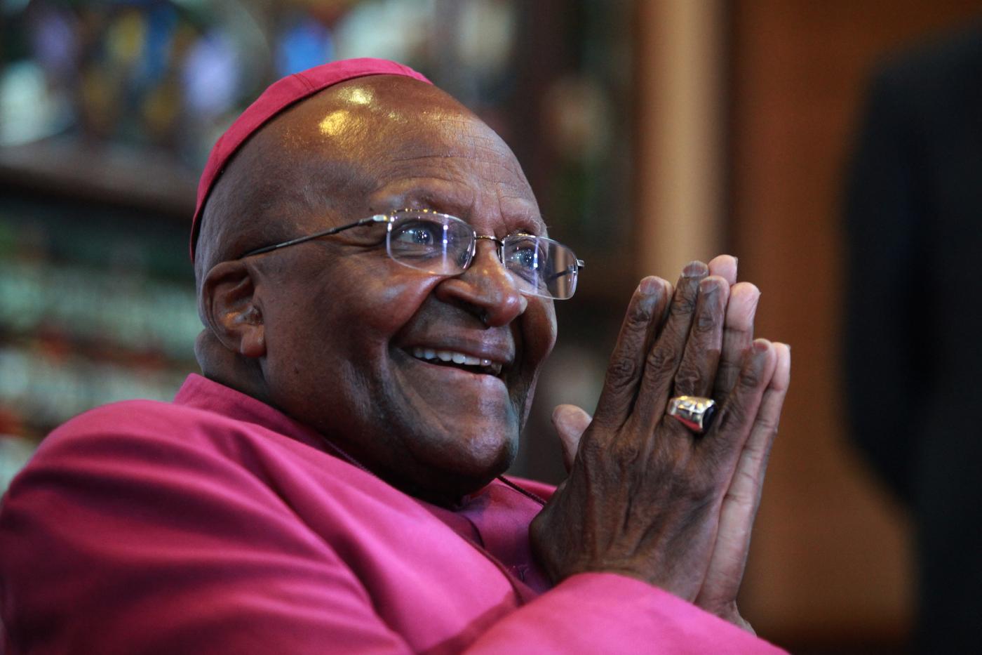 South Africa's moral compass... Desmond Tutu and Palestine in pictures