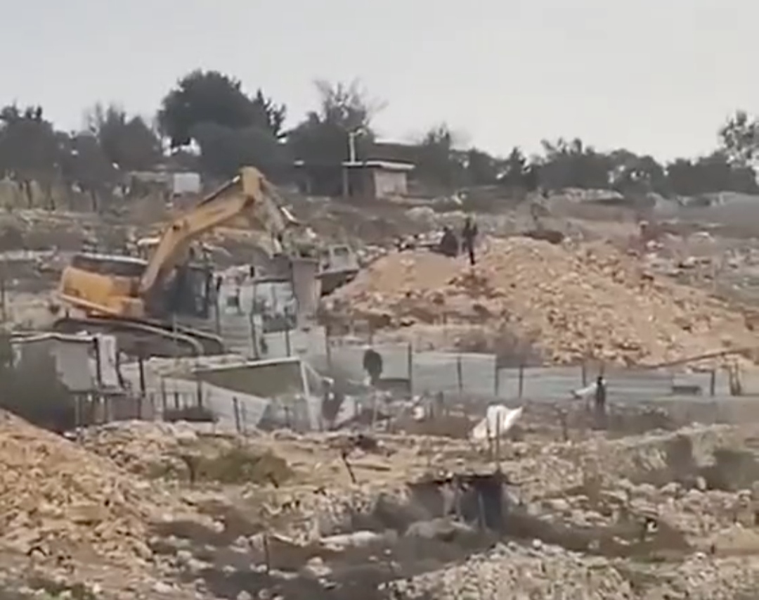 Israeli forces demolish 3 Palestinian-owned agricultural rooms in Bethlehem, assault residents
