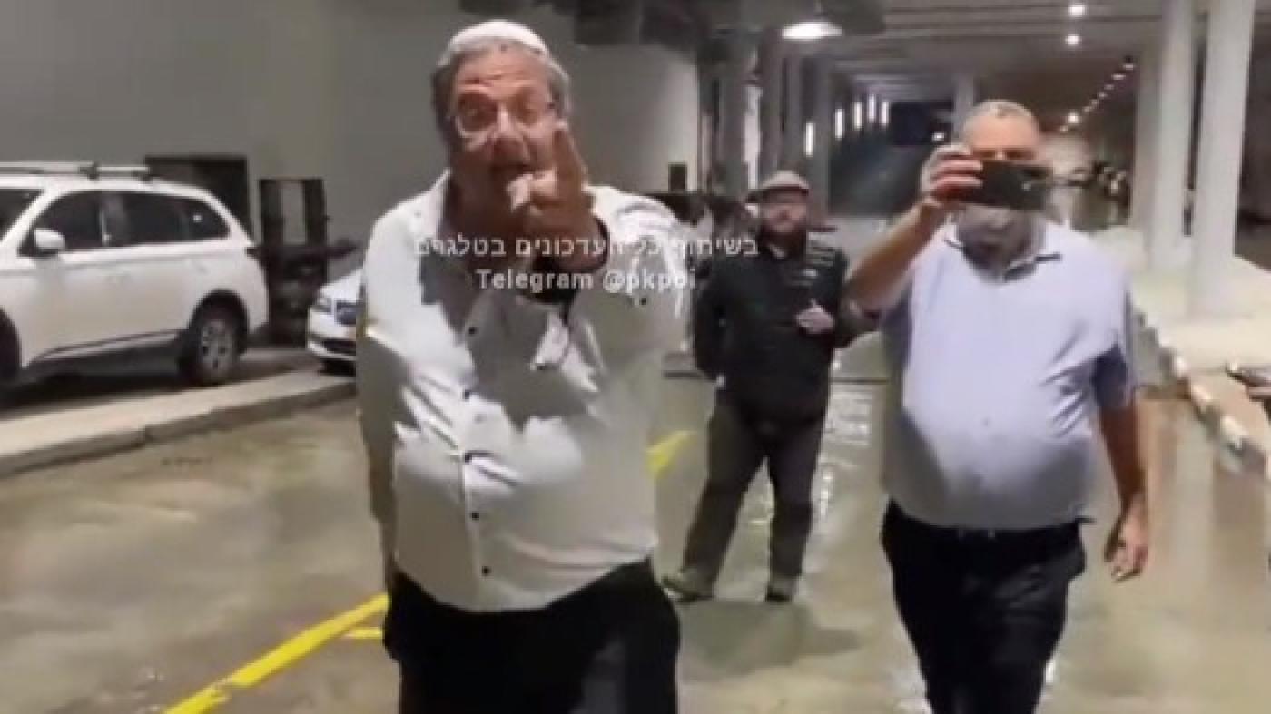 Video| Israeli MK pulls a gun on two Palestinian workers at car park