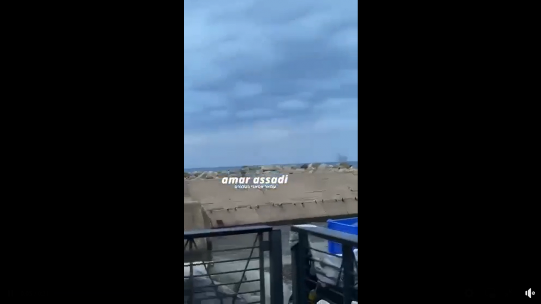 Bad weather causes 2 resistance missiles to be fired near Tel Aviv