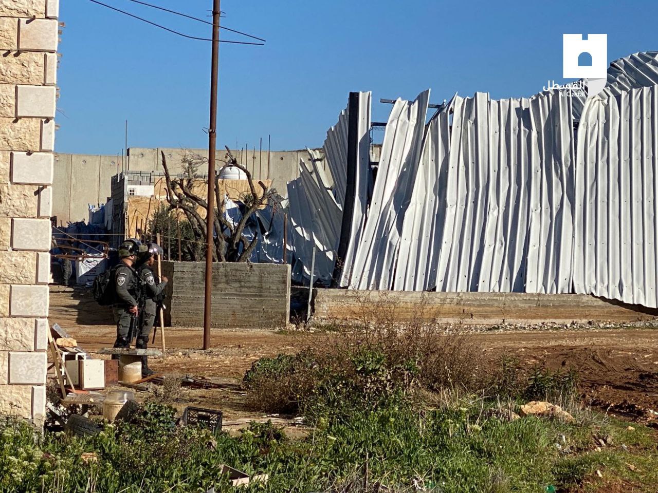 Israeli forces demolish Palestinian-owned structure in occupied Jerusalem