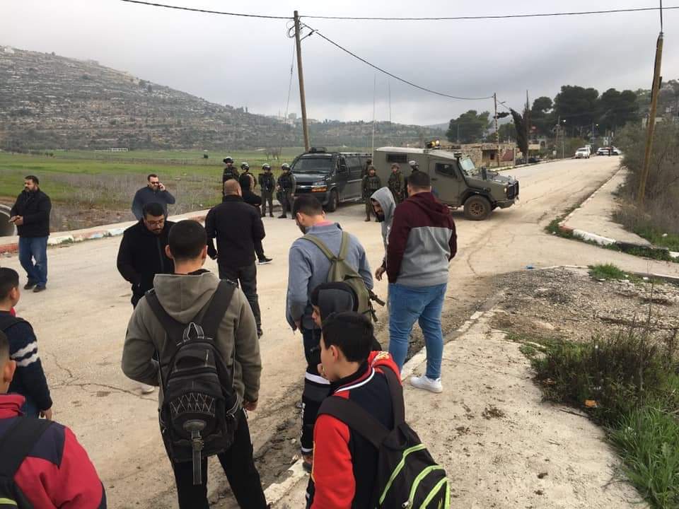 Israeli settlers assault Palestinian students heading to school in Nablus