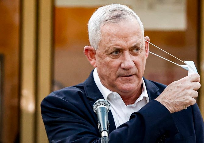 Israel’s Gantz: We will not promote diplomatic agreements with Palestinians