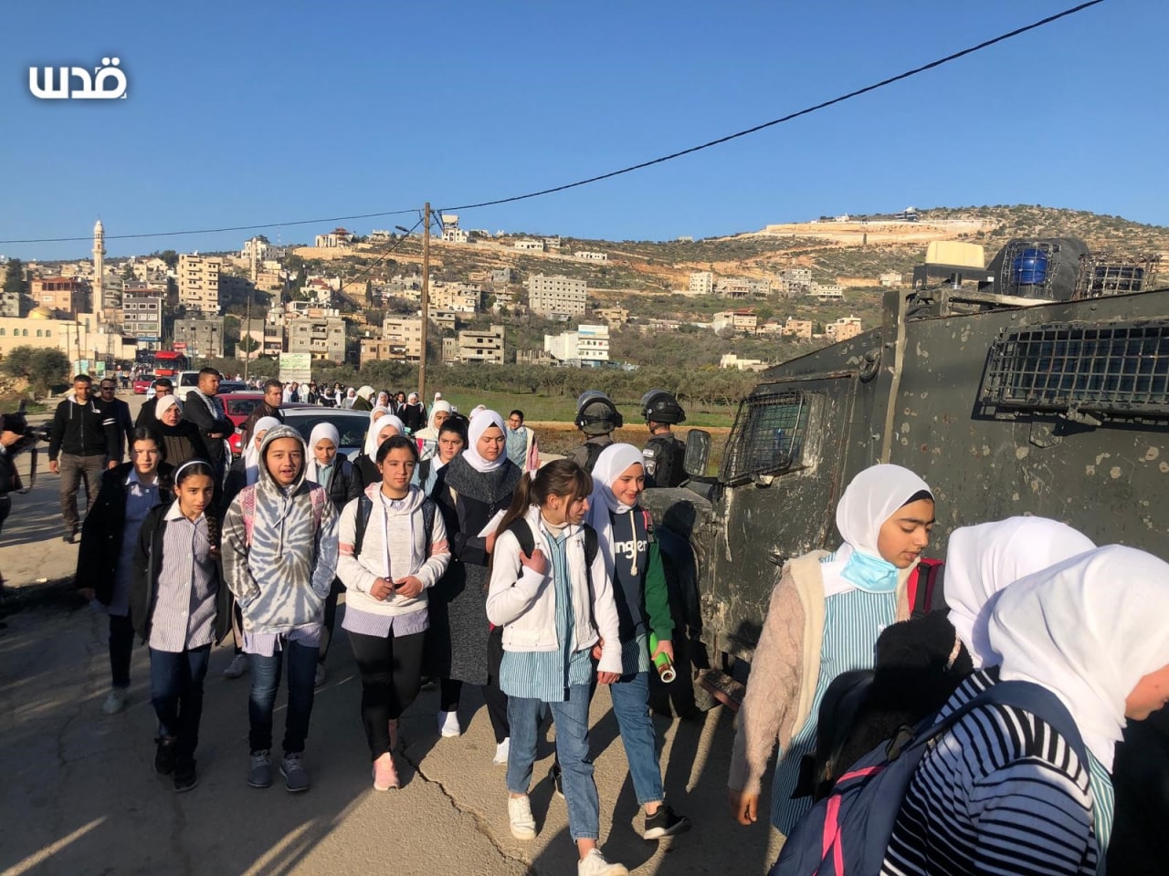 For 3rd day, Israeli forces and settlers obstruct access of Palestinian students to school in Nablus