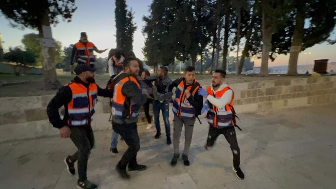 Over 152 Palestinians injured during violent Israeli raid on Al-Aqsa Mosque Compound