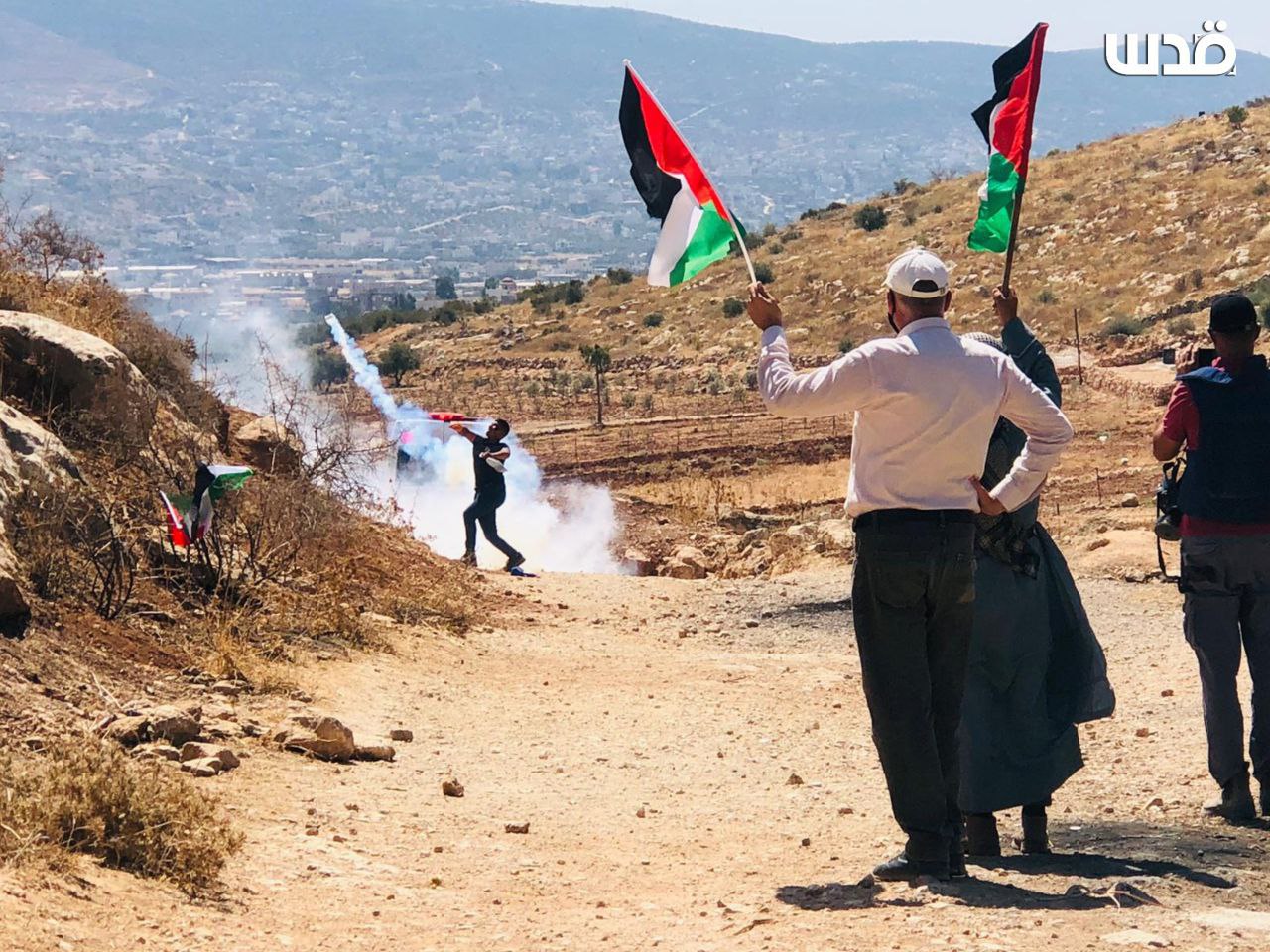 Israeli forces injure about 37 Palestinians taking part in anti-occupation protests in Nablus