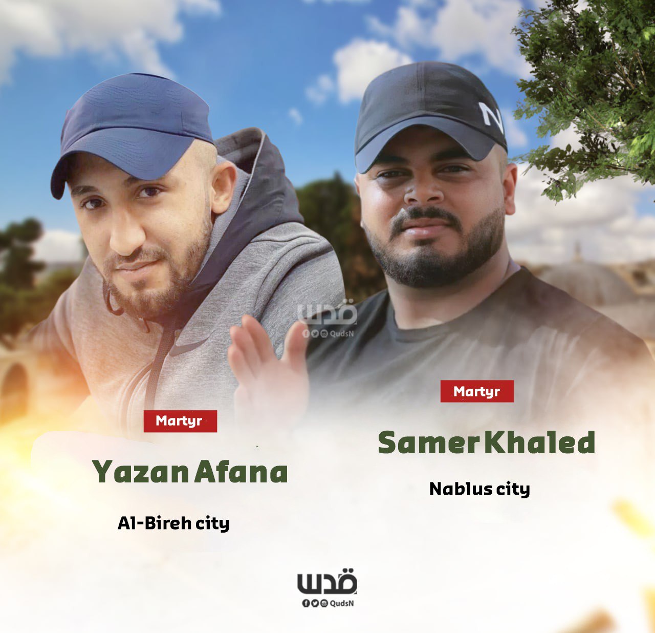 Israeli occupation forces kill two Palestinians in Nablus, Al-Bireh