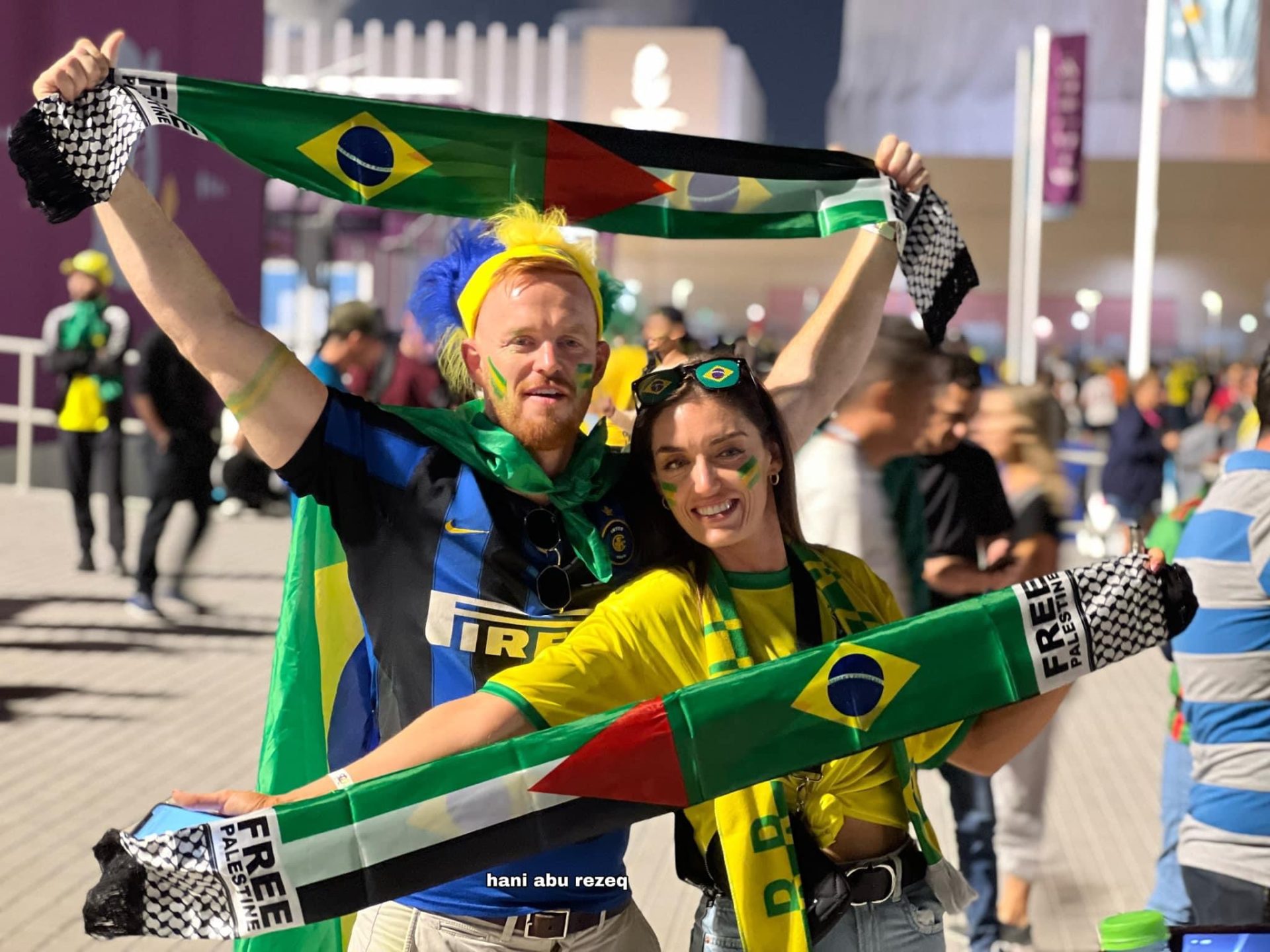 Watch: Brazilian fans support Palestine in World Cup 2022 in Qatar