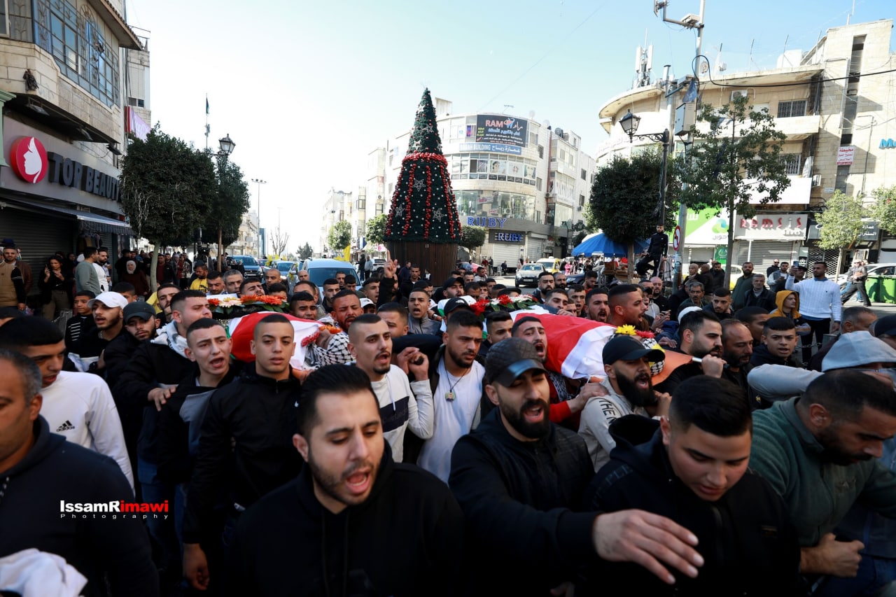 Ramallah mourns two Palestinians killed over two months ago by Israeli forces