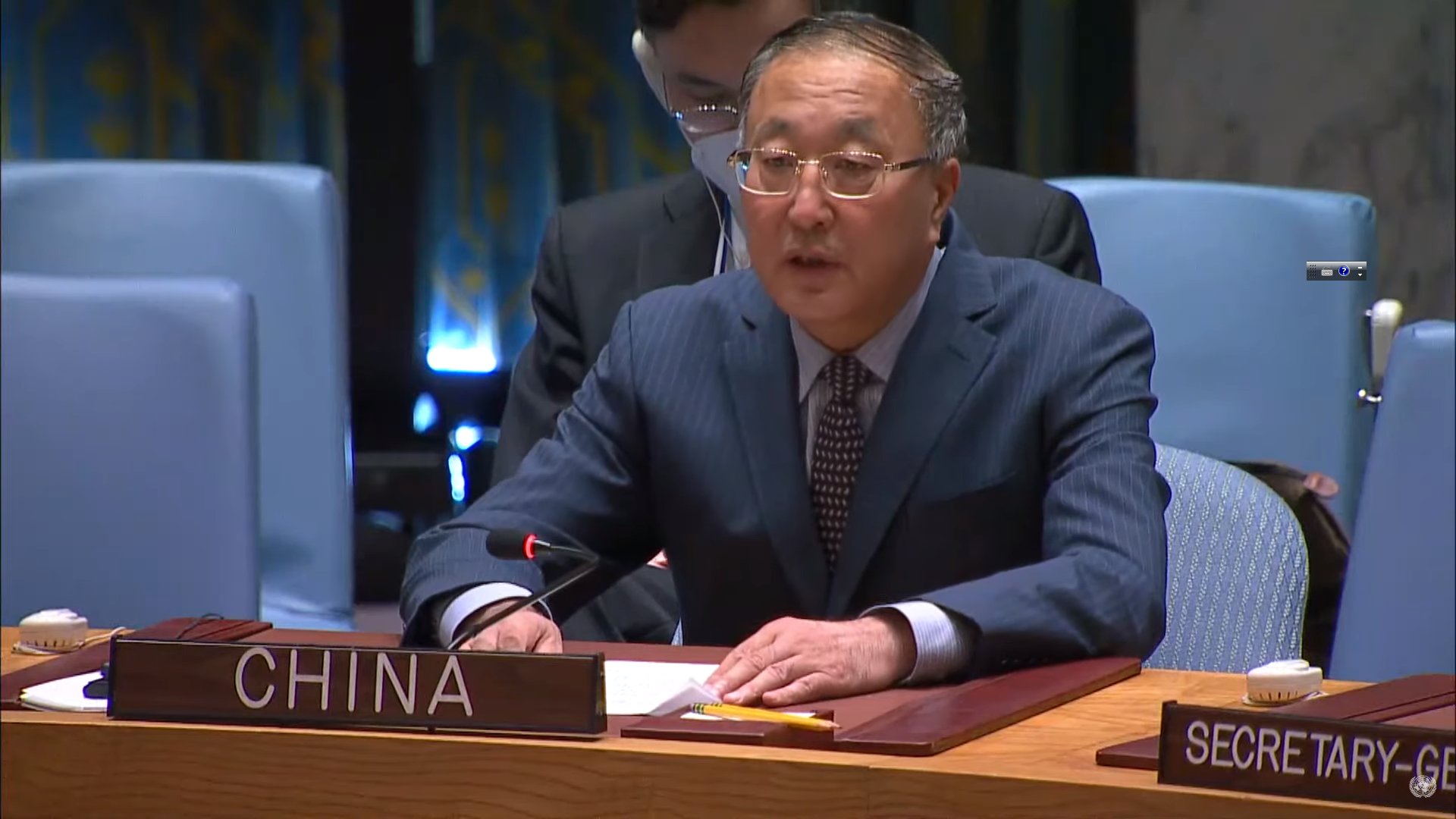 China’s envoy to UN calls to support Palestinian people in restoring their inalienable rights