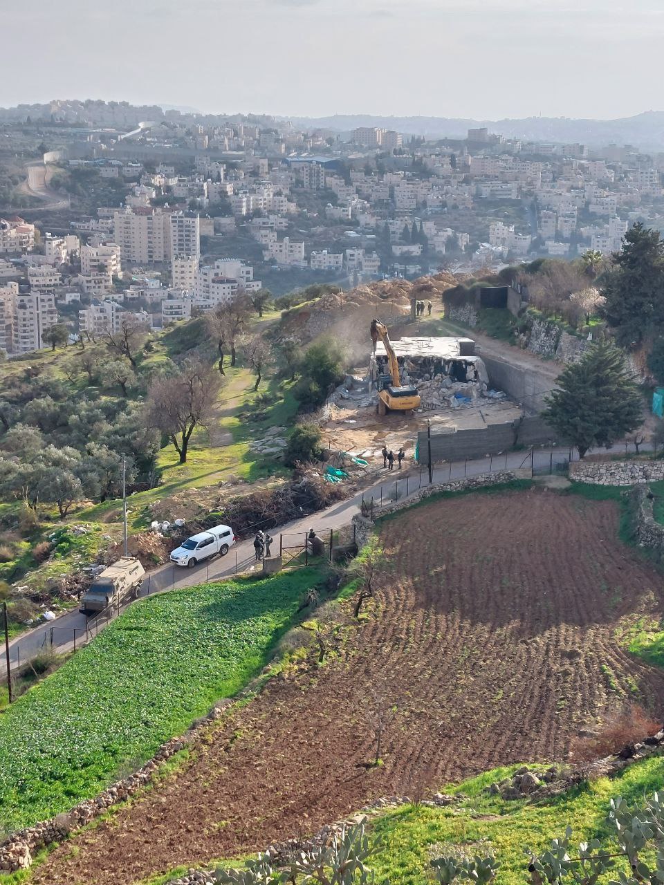 ‘Israel’ demolishes two Palestinian houses in Bethlehem