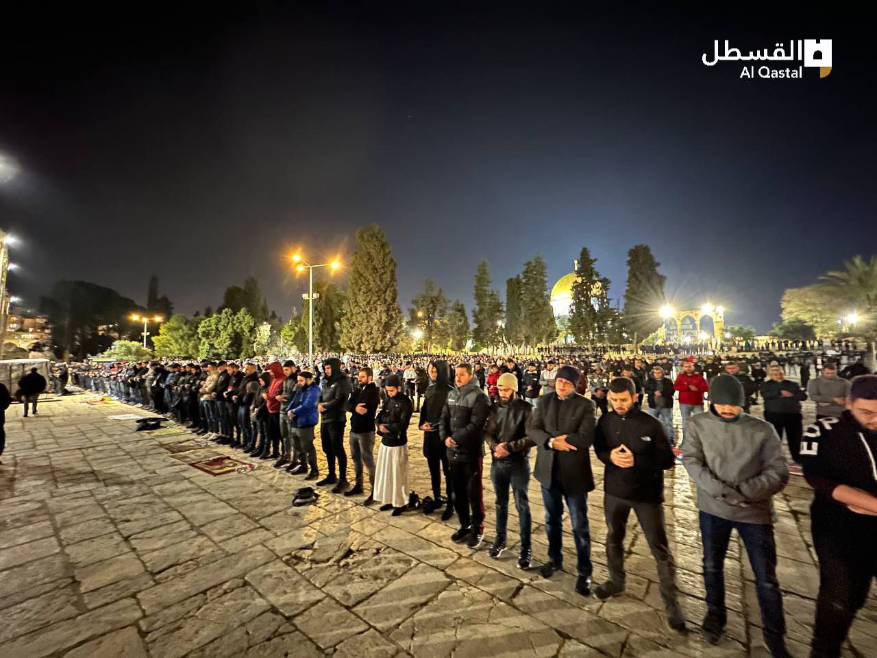 On 20th day of Ramadan, 20,000 Palestinians attend Taraweeh prayers at Jerusalem’s Al-Aqsa