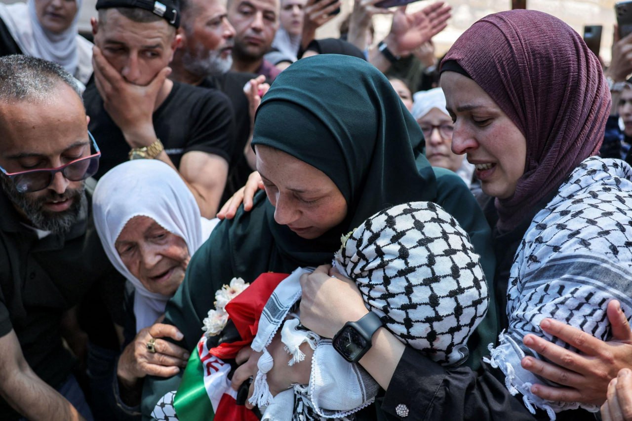 Palestinians mourn toddler killed by Israeli forces near Ramallah