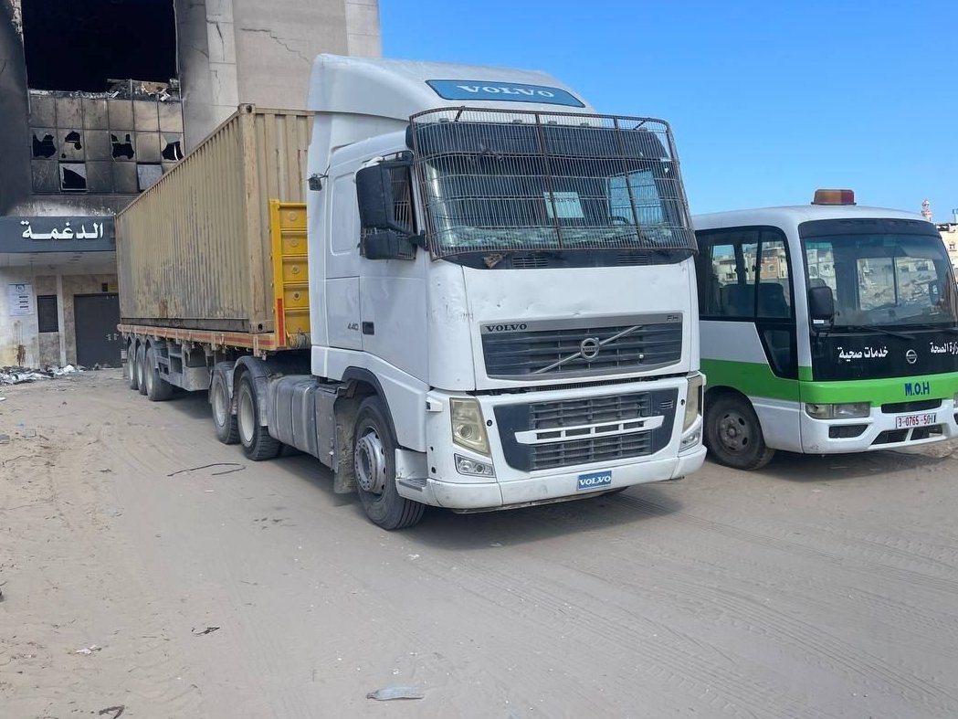 Ministry of Health refused to receive container of unidentified bodies from Israel