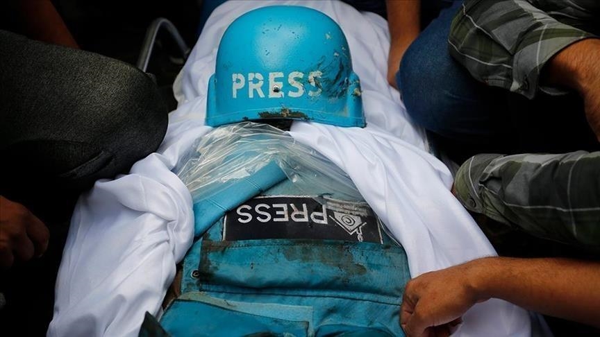 IFJ: 104 Journalists Killed Worldwide, Over Half in Israel's Gaza Genocide