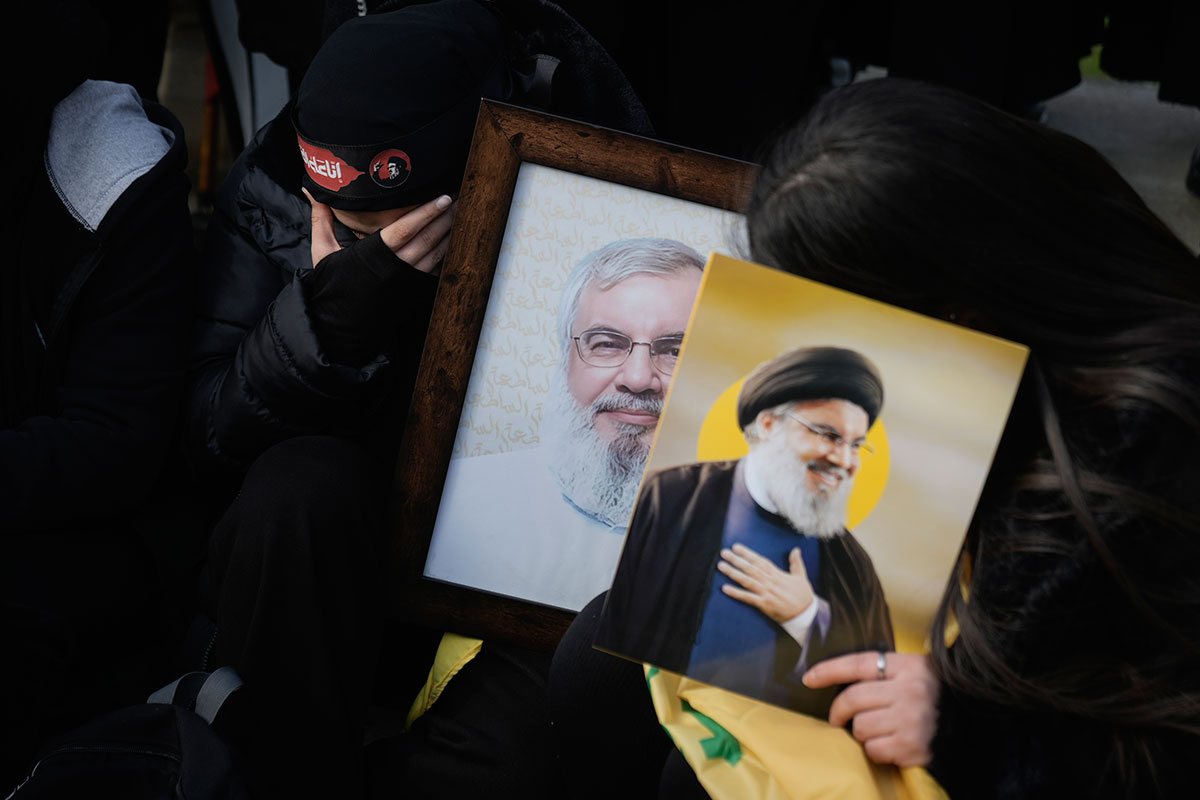 Israeli Warplanes Fly Over Nasrallah’s Funeral to Taunt Hezbollah Supporters