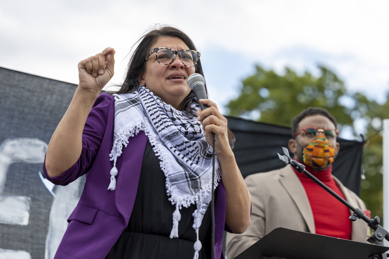 “Genocide and Ethnic Cleansing”: Rashida Tlaib Slams Trump’s Comments on Gaza “Take Over”