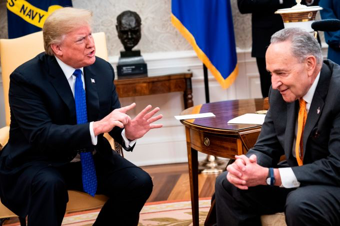 “Not Jewish Anymore”: Trump Uses ‘Palestinian’ as Slur to Refer to Schumer