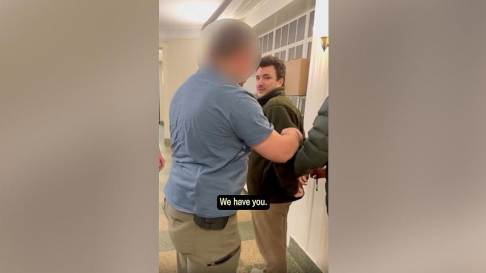 Video Shows ICE’s Arrest of Mahmoud Khalil