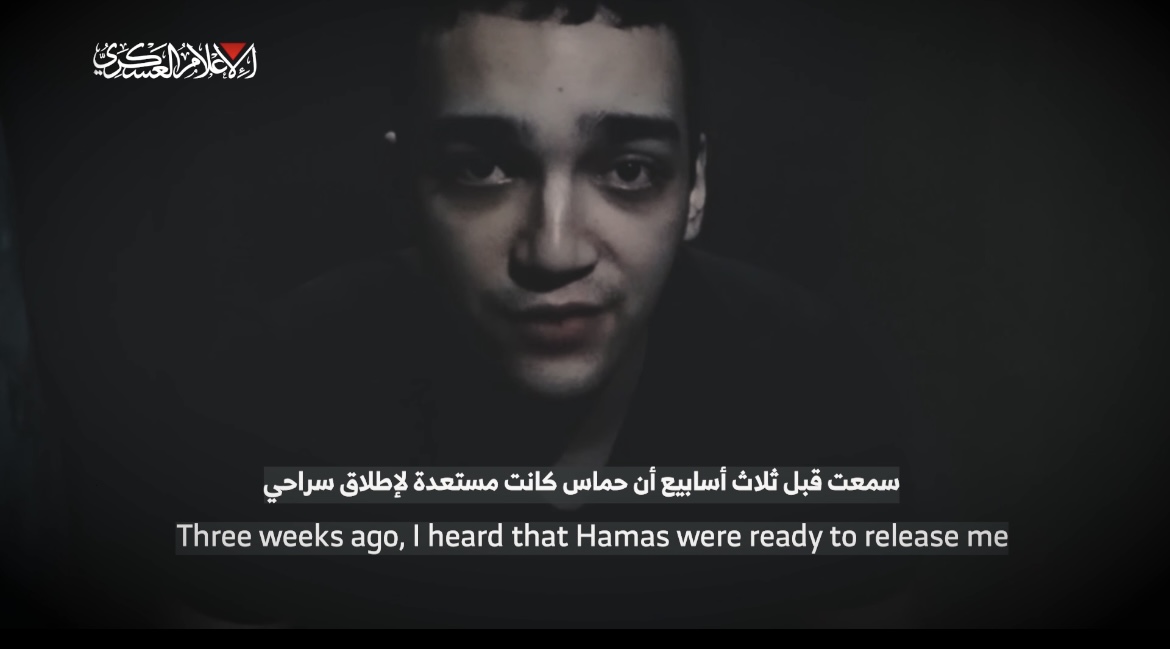 Israeli-American Captive Held in Gaza: Hamas Was Ready to Release Me, but Israel Refused