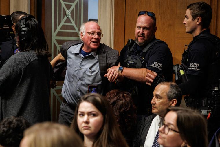 “Congress Kills Poor Kids in Gaza”: Ben & Jerry’s Co-Founder Arrested at US Senate After Protesting Israel’s Genocide