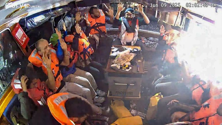 Israeli Forces Seize Gaza-Bound Madleen Ship, Kidnap Activists On Board