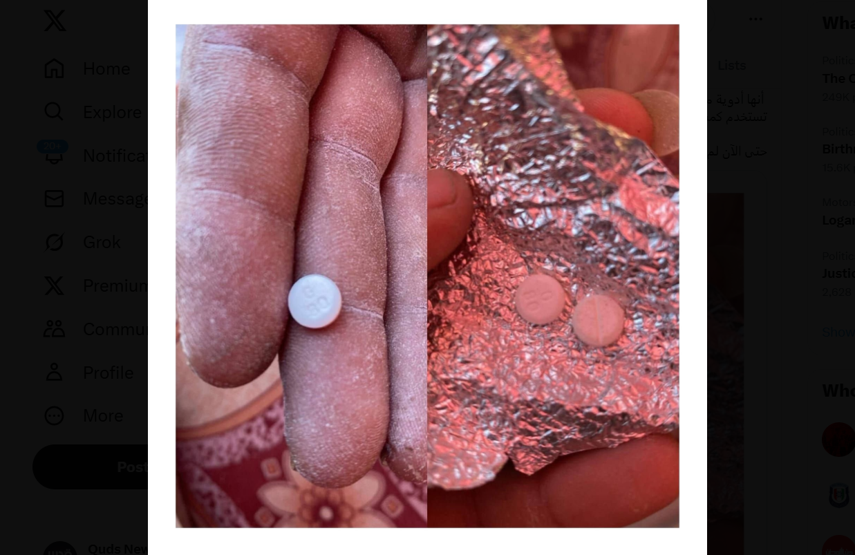 Drugs Found in US-Israeli Aid Flour Bags in Gaza