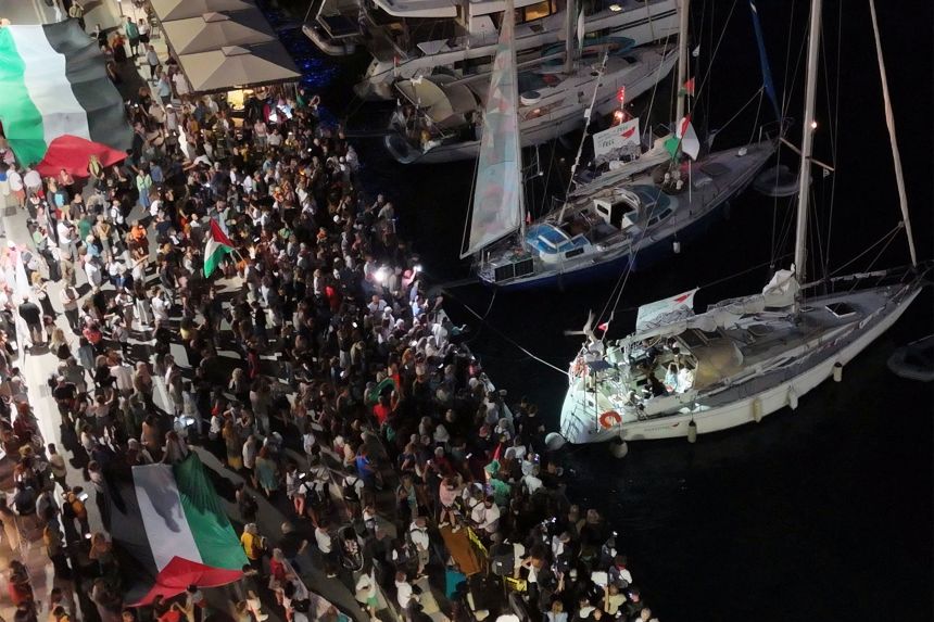 Spain and Italy Deploy Military Ships to Protect Gaza Flotilla Amid Israeli Attacks, Calls Grow for More Naval Escorts