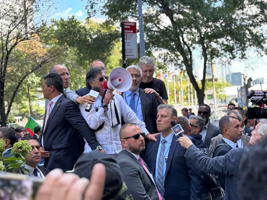 Colombia’s President Gustavo Petro Calls for Global Army to Liberate Palestine at New York Protest