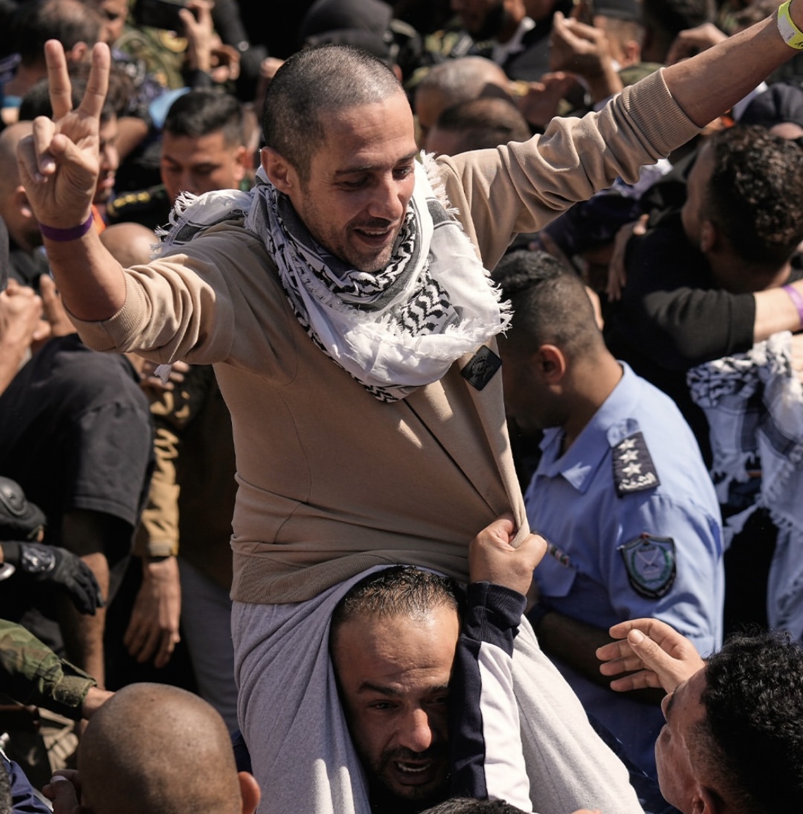 Emotional Scenes as Palestinian Detainees Released From Israeli Jails Under Gaza Ceasefire Deal