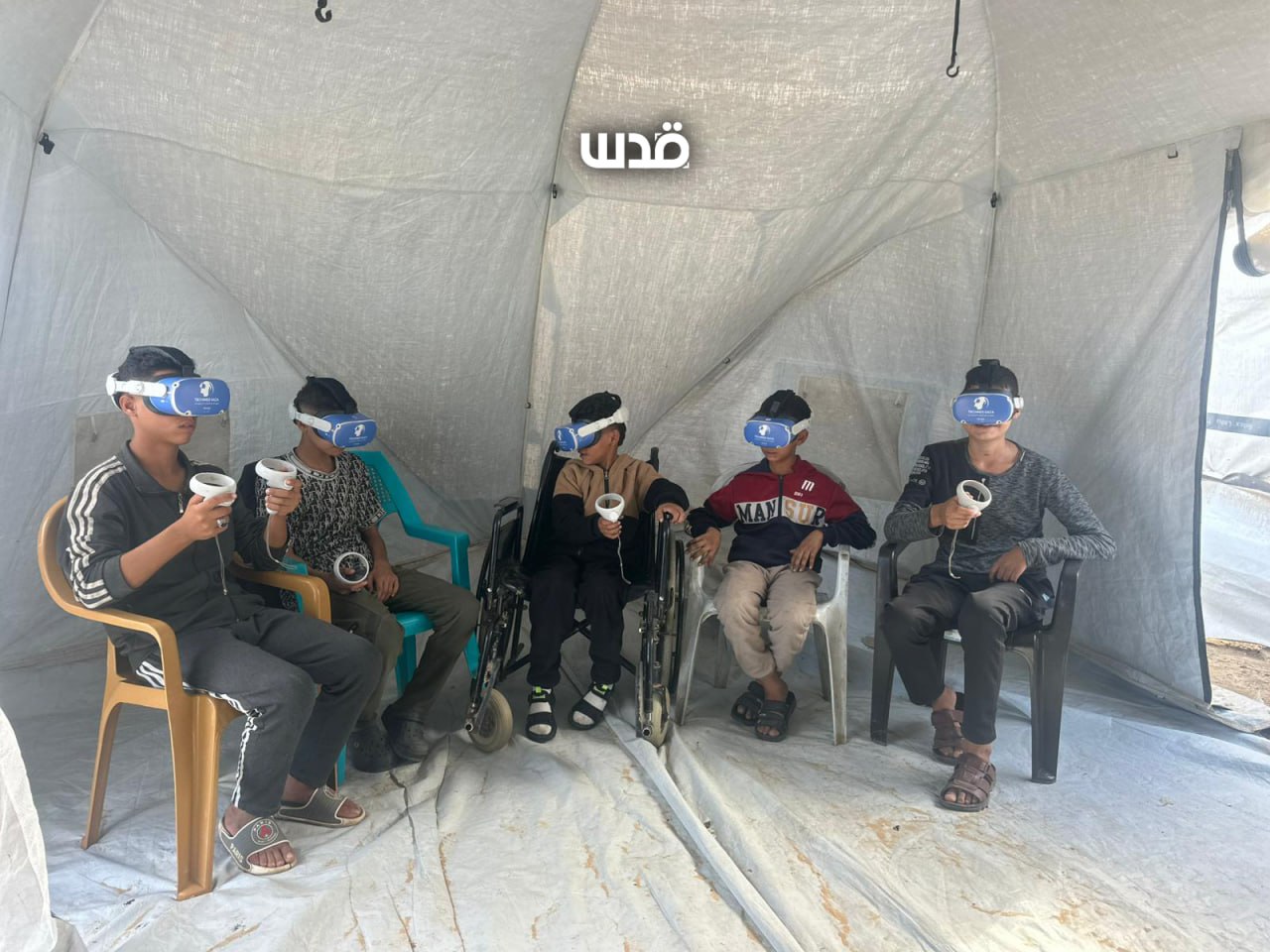 Gaza Engineers and Therapists Turn to VR as Trauma Reaches All Children