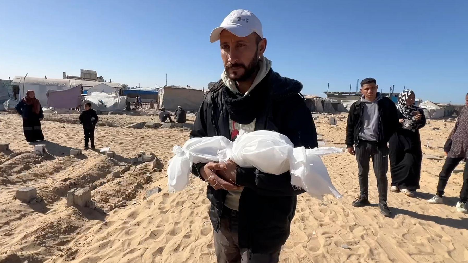 Another Newborn Baby Freezes to Death in Gaza Amid Israeli Blockade on Aid, Including Shelters 