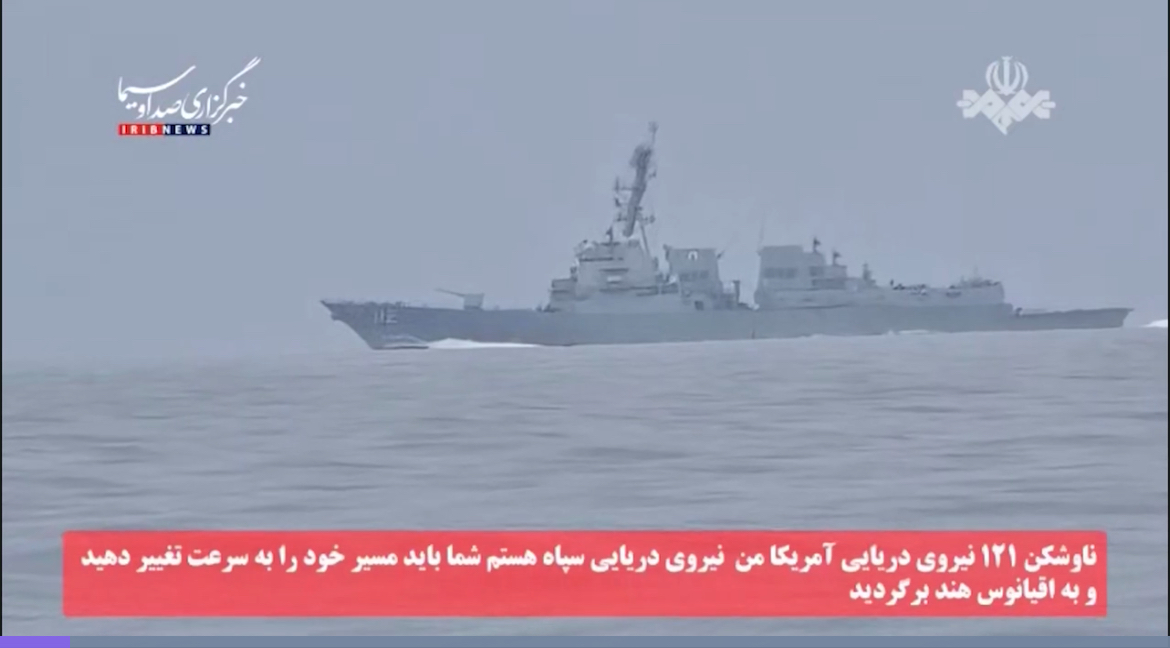 Iran Says It Forced US Destroyer to Turn Back Near Strait of Hormuz Amid Rising Tensions
