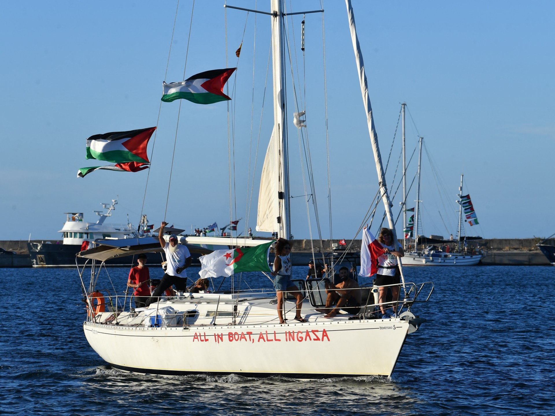 Israel Sanctions, Threatens to Intercept, Seize 100-boat Global Sumud Flotilla Bound to Gaza