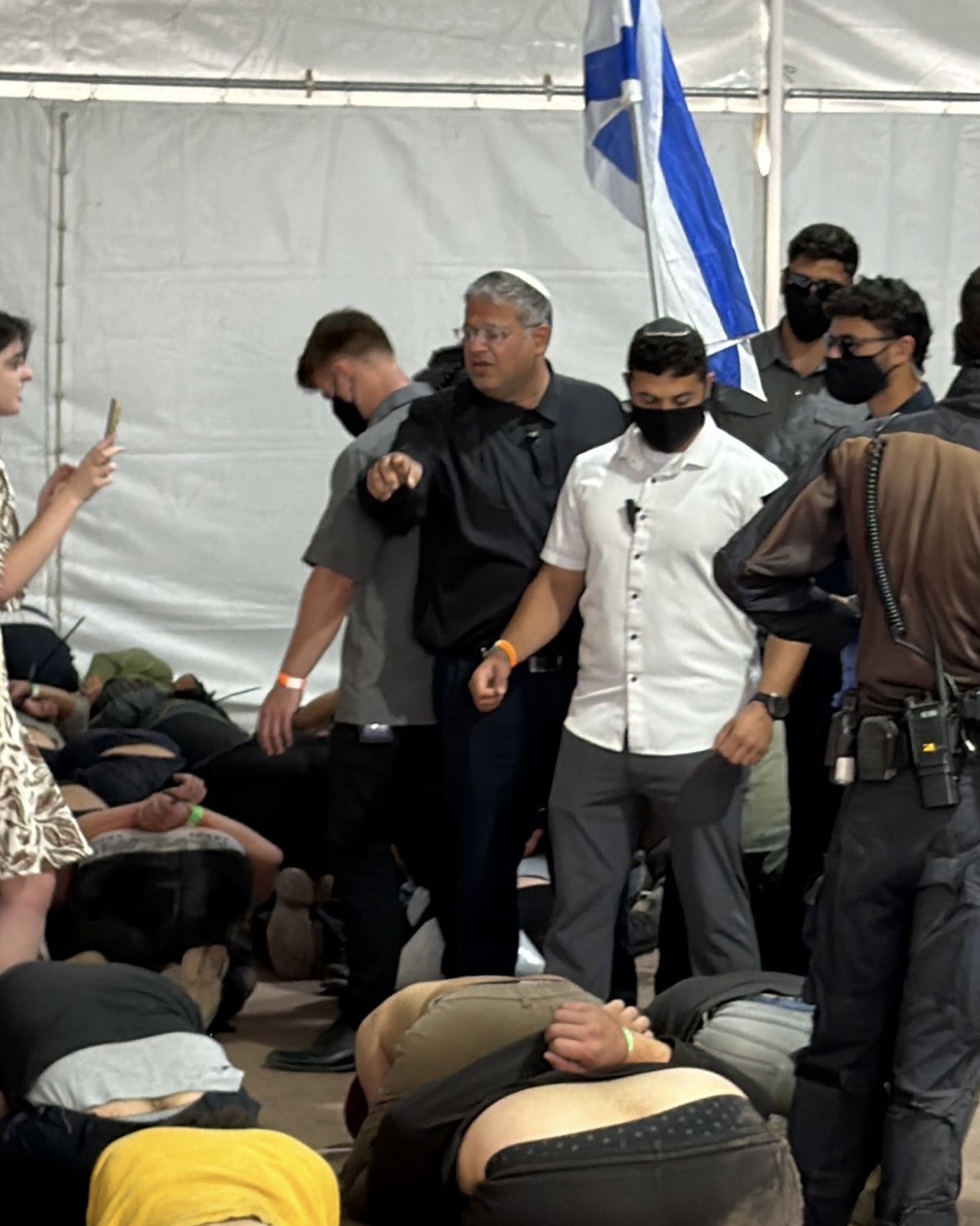 Israel’s Ben-Gvir Taunts Abducted Gaza-Bound Flotilla Activists, Seen Bound on the Floor