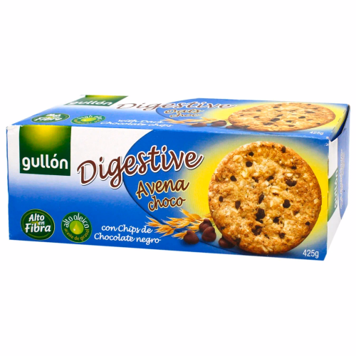Печиво Gullon Digestive вівсяне з шокол. крихтами 425г