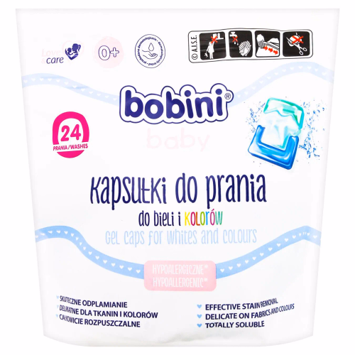 Bobiny Baby капсули для прання дитячих речей 24шт