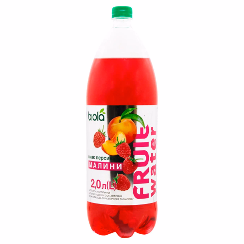 Напій Біола Fruit Water Смак Малини-Персик 2л