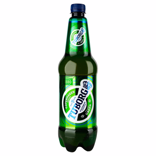 Пиво Туборг Грін 0.9л ПЕТ