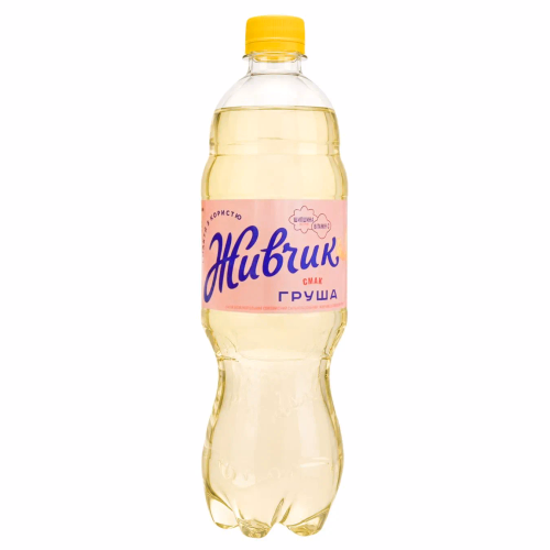 Напій б/а ЖИВЧИК зі смаком груші 1л