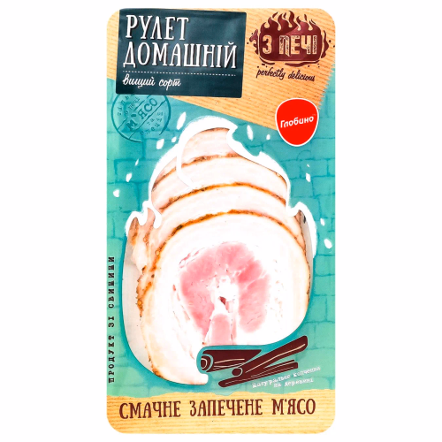 Продукт із свини к/з Шпондер 100г .нар ТМ з печі ГЛОБИНО