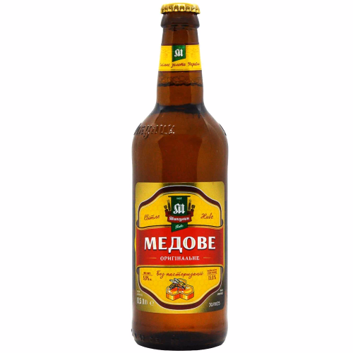 Пиво Микулин Медове 15% 0,5л