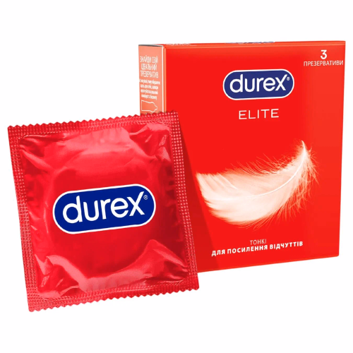Презервативи Durex №3 Elite тонкі